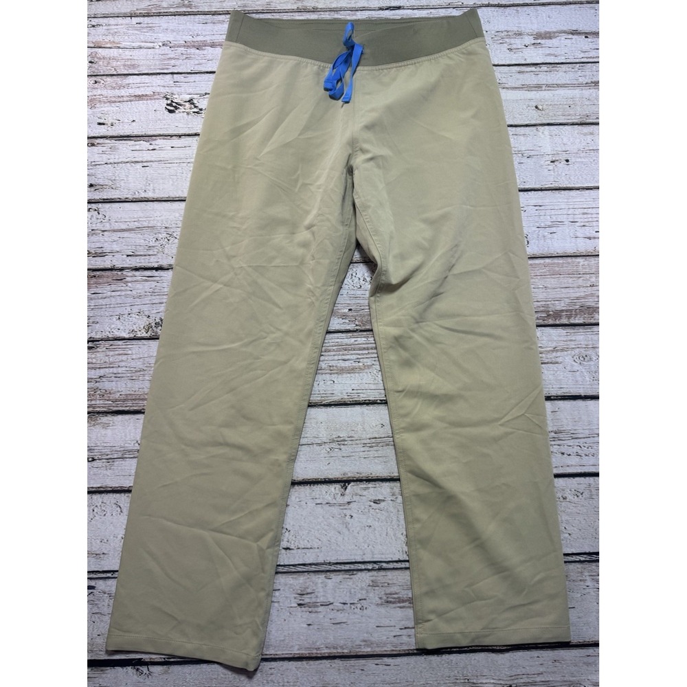 Figs Technical Collection Light Brown Tan Straight Leg Scrub Pants Bottoms MP